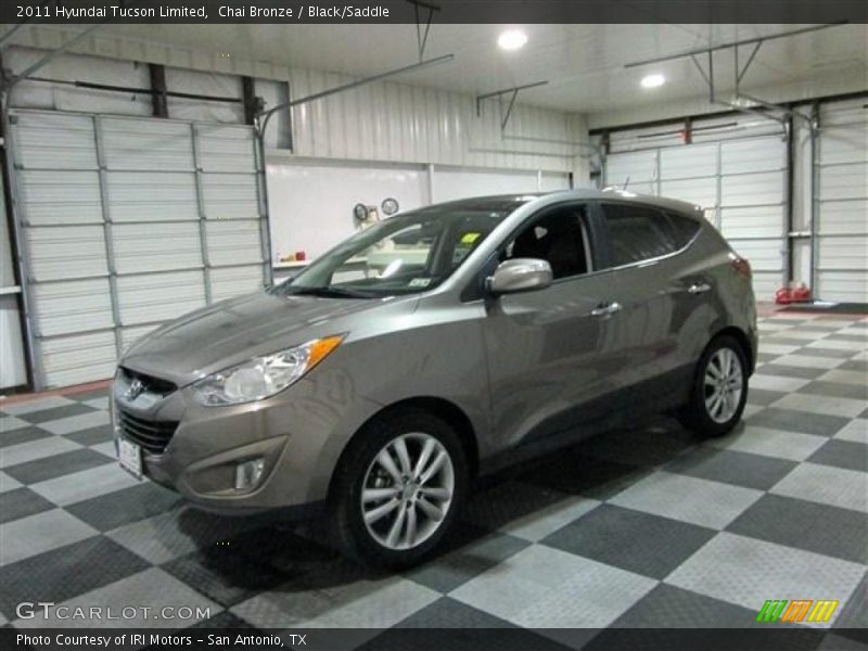 Chai Bronze / Black/Saddle 2011 Hyundai Tucson Limited