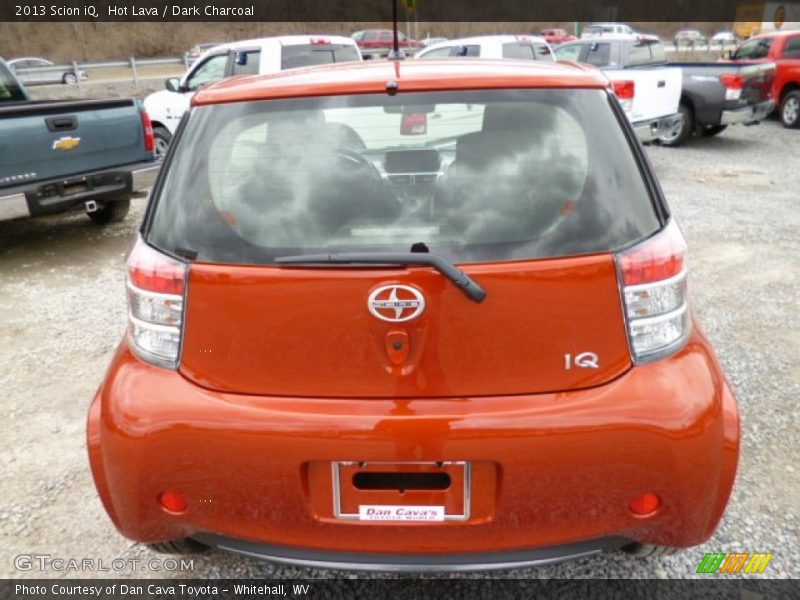Hot Lava / Dark Charcoal 2013 Scion iQ