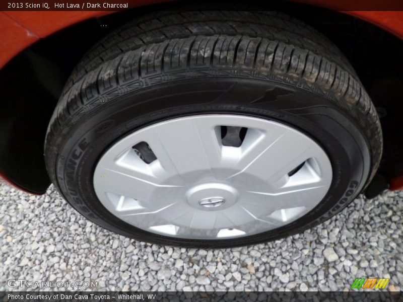 Hot Lava / Dark Charcoal 2013 Scion iQ