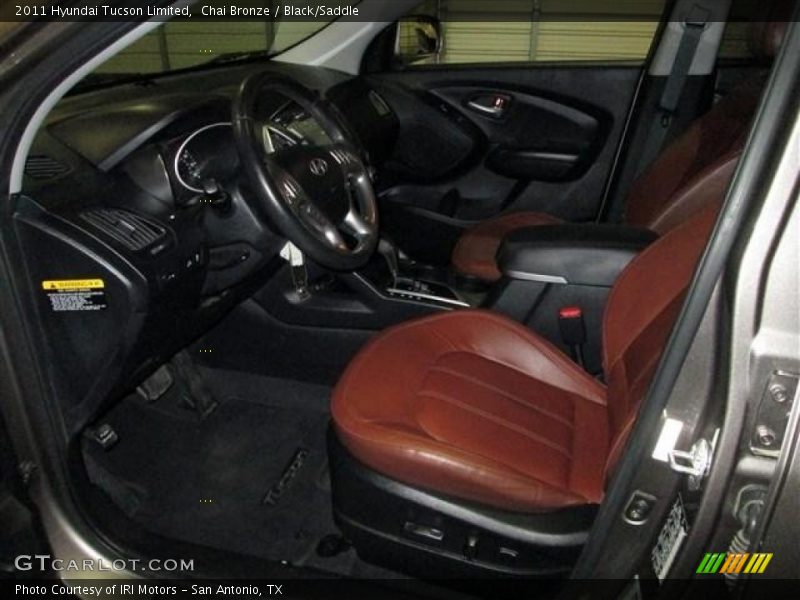 Chai Bronze / Black/Saddle 2011 Hyundai Tucson Limited