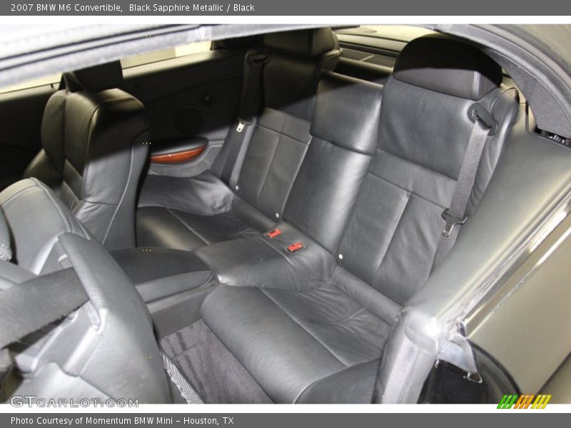 Black Sapphire Metallic / Black 2007 BMW M6 Convertible