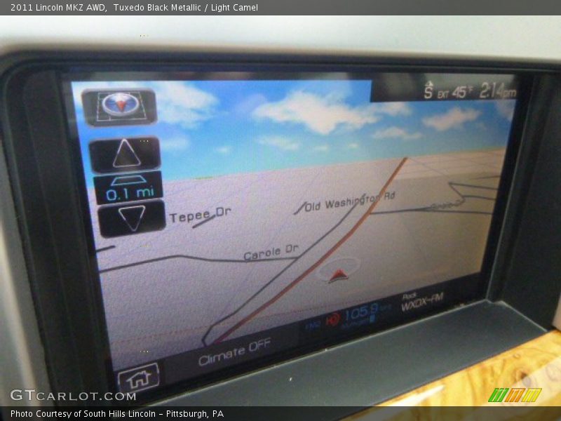 Tuxedo Black Metallic / Light Camel 2011 Lincoln MKZ AWD