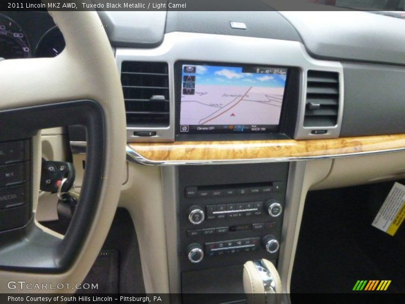 Tuxedo Black Metallic / Light Camel 2011 Lincoln MKZ AWD