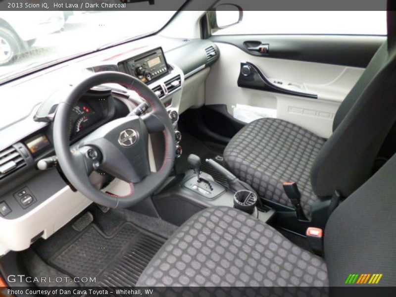 Hot Lava / Dark Charcoal 2013 Scion iQ