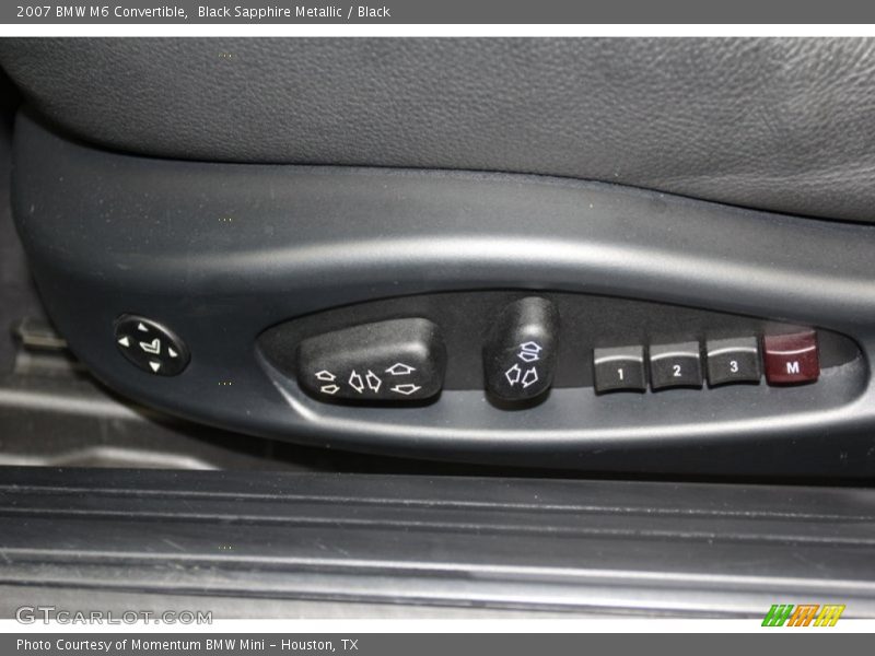 Black Sapphire Metallic / Black 2007 BMW M6 Convertible