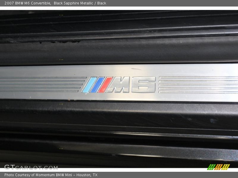 Black Sapphire Metallic / Black 2007 BMW M6 Convertible