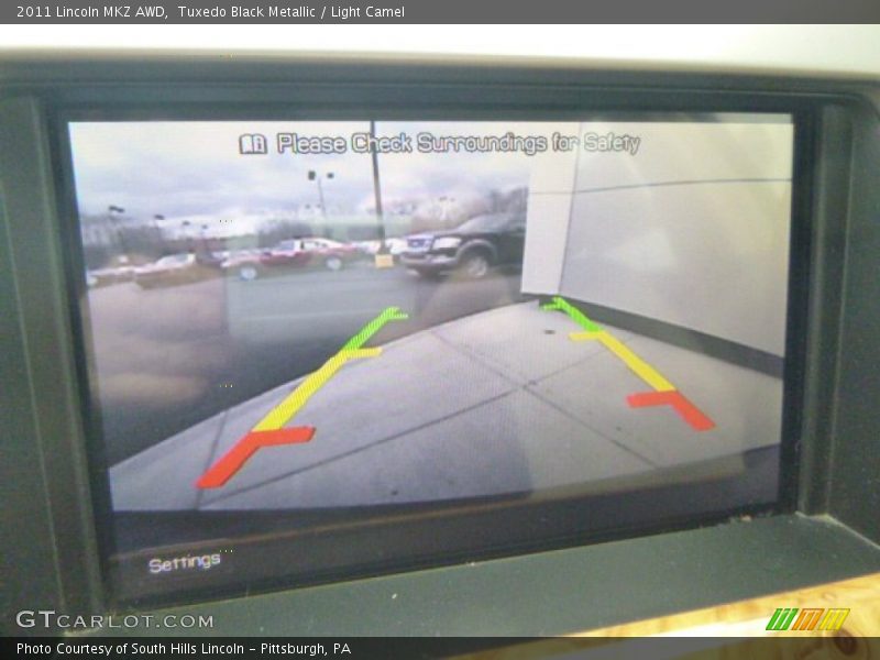 Tuxedo Black Metallic / Light Camel 2011 Lincoln MKZ AWD
