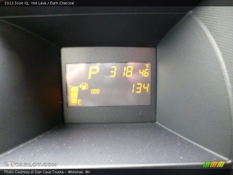 Hot Lava / Dark Charcoal 2013 Scion iQ