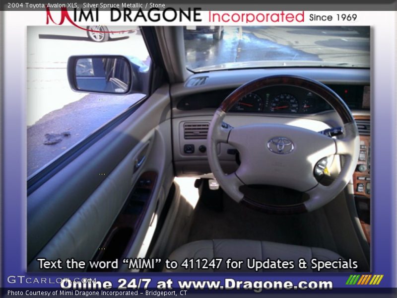 Silver Spruce Metallic / Stone 2004 Toyota Avalon XLS