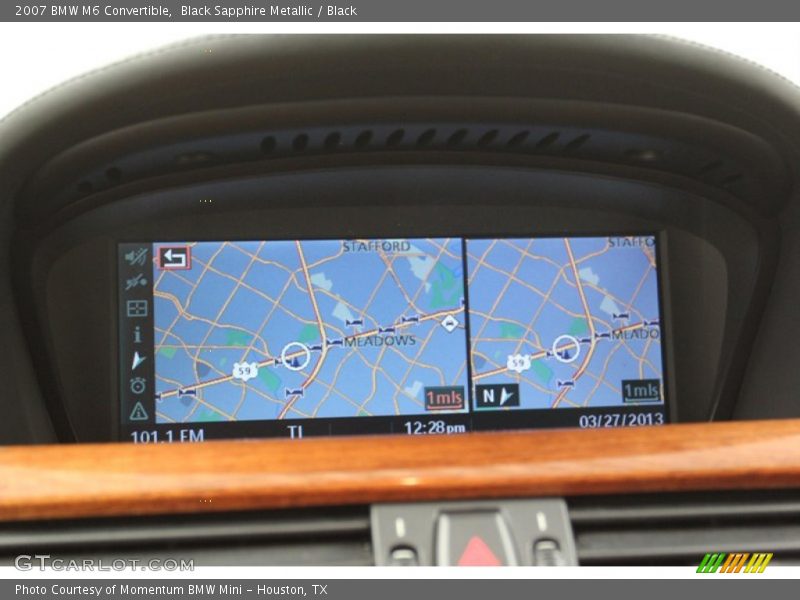 Black Sapphire Metallic / Black 2007 BMW M6 Convertible