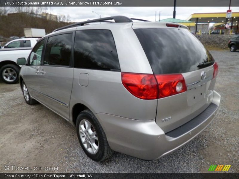 Silver Shadow Pearl / Stone Gray 2006 Toyota Sienna Limited AWD