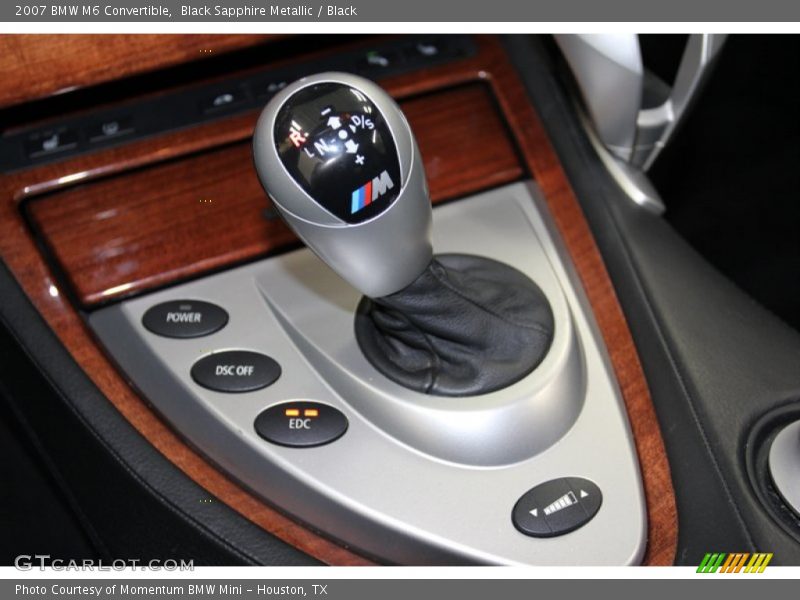 Black Sapphire Metallic / Black 2007 BMW M6 Convertible