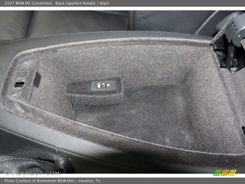 Black Sapphire Metallic / Black 2007 BMW M6 Convertible