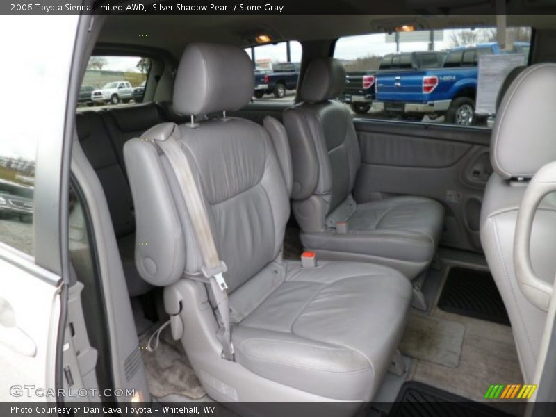 Rear Seat of 2006 Sienna Limited AWD