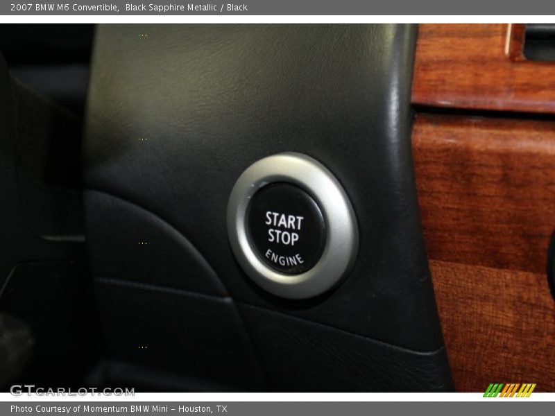 Black Sapphire Metallic / Black 2007 BMW M6 Convertible