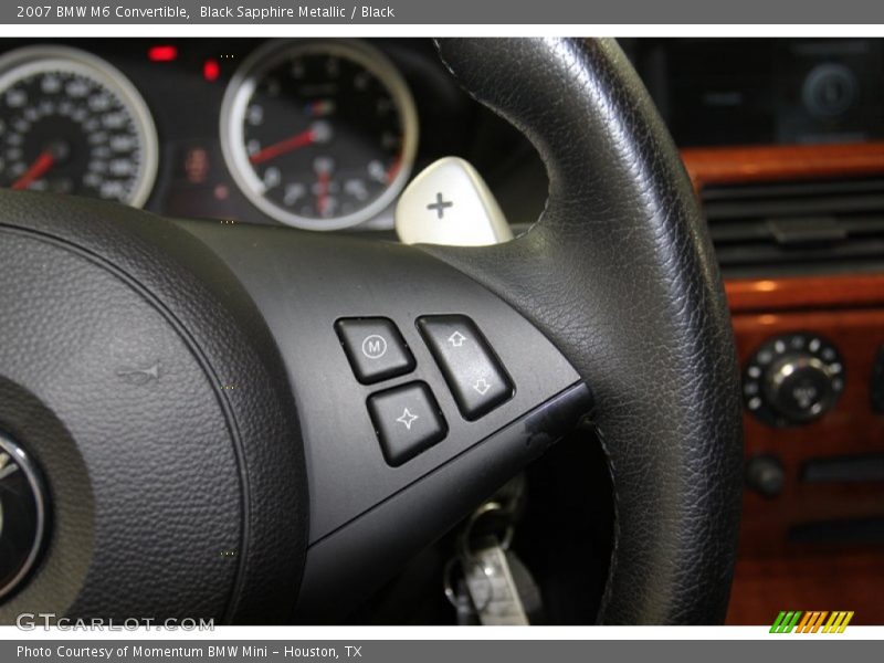 Black Sapphire Metallic / Black 2007 BMW M6 Convertible