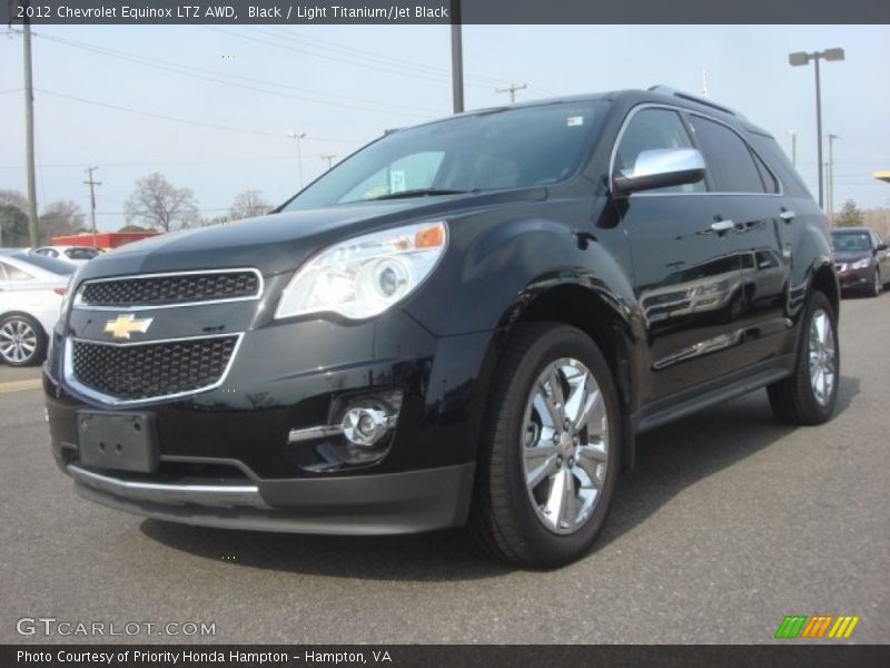 Black / Light Titanium/Jet Black 2012 Chevrolet Equinox LTZ AWD