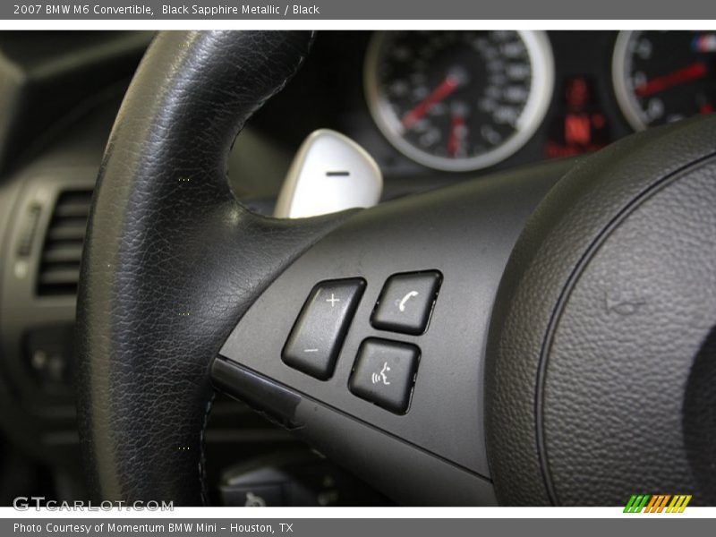Black Sapphire Metallic / Black 2007 BMW M6 Convertible