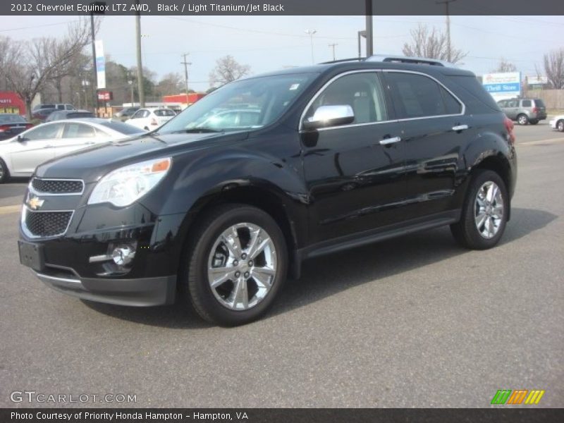 Black / Light Titanium/Jet Black 2012 Chevrolet Equinox LTZ AWD