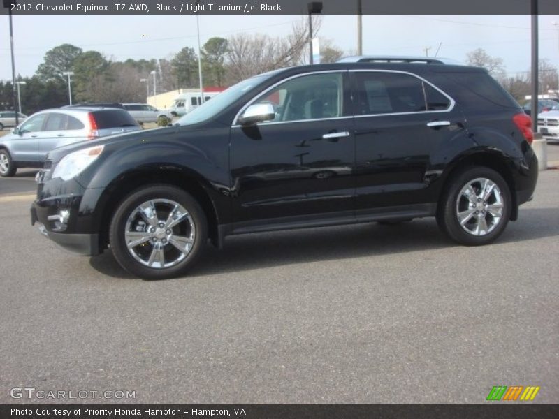 Black / Light Titanium/Jet Black 2012 Chevrolet Equinox LTZ AWD