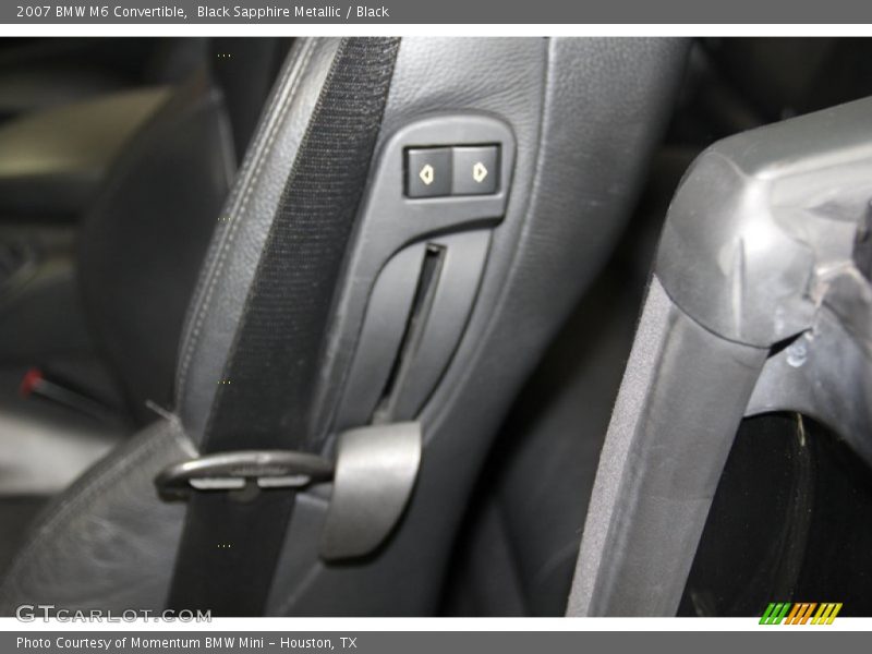 Black Sapphire Metallic / Black 2007 BMW M6 Convertible