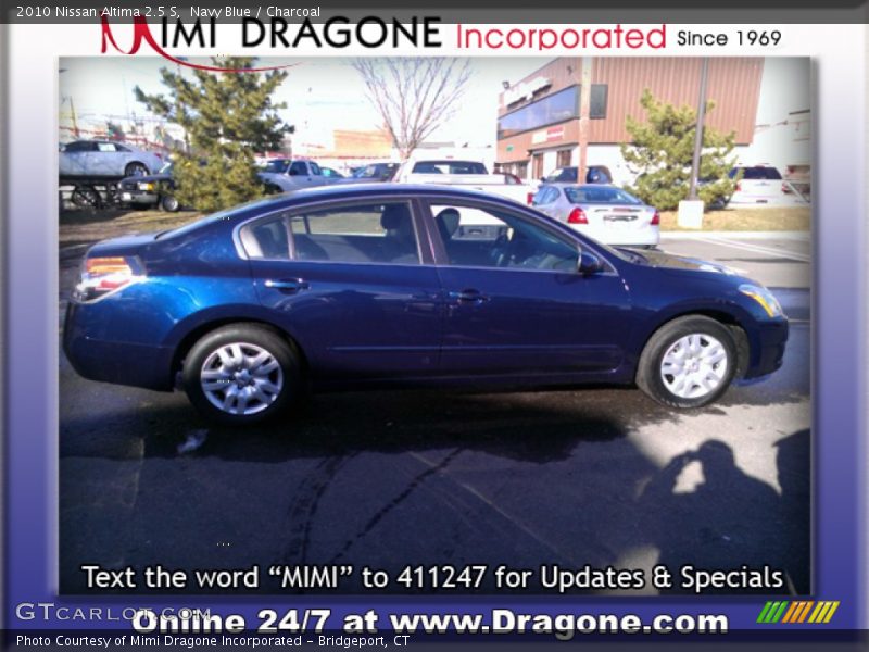 Navy Blue / Charcoal 2010 Nissan Altima 2.5 S