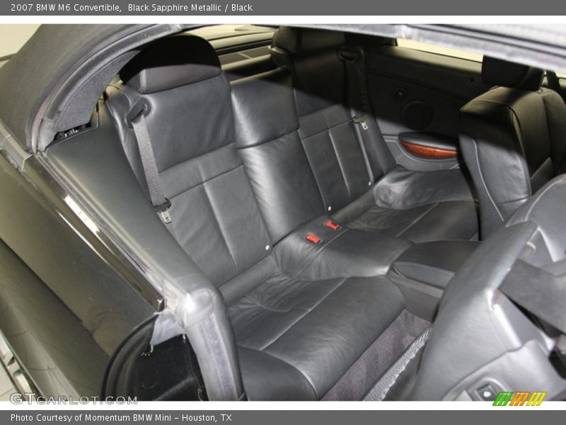 Black Sapphire Metallic / Black 2007 BMW M6 Convertible