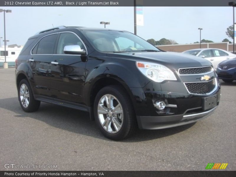 Black / Light Titanium/Jet Black 2012 Chevrolet Equinox LTZ AWD