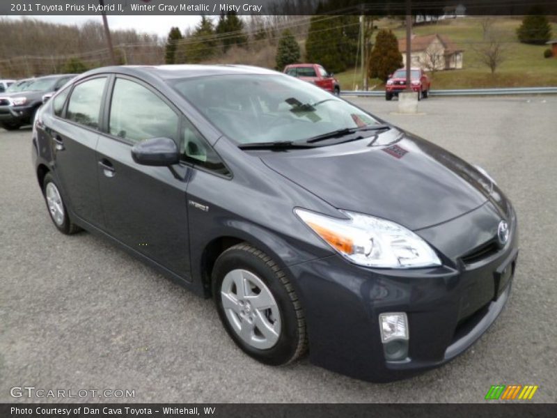 Winter Gray Metallic / Misty Gray 2011 Toyota Prius Hybrid II