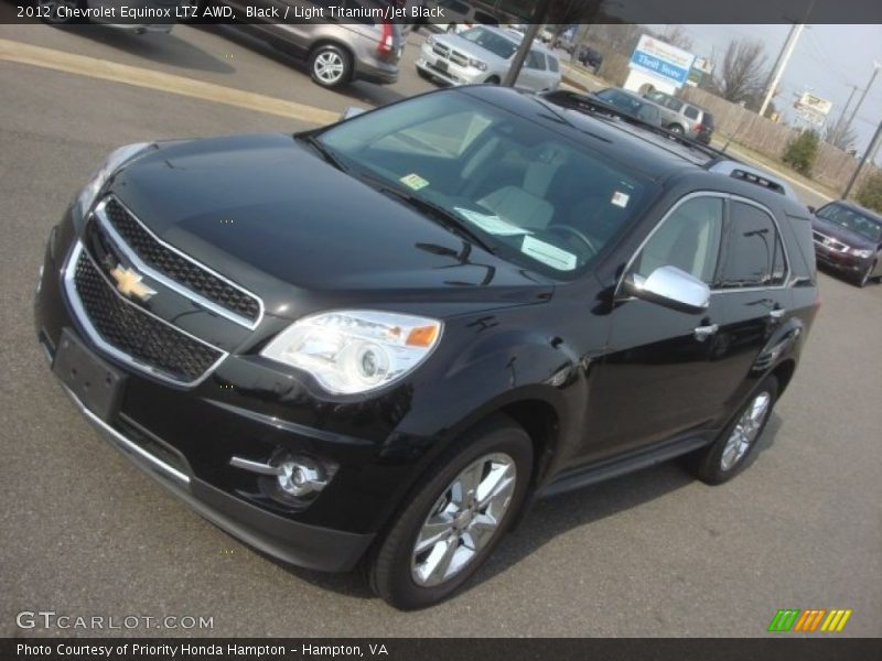 Black / Light Titanium/Jet Black 2012 Chevrolet Equinox LTZ AWD