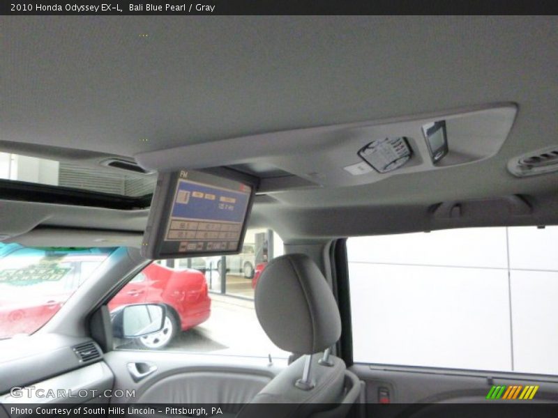 Bali Blue Pearl / Gray 2010 Honda Odyssey EX-L