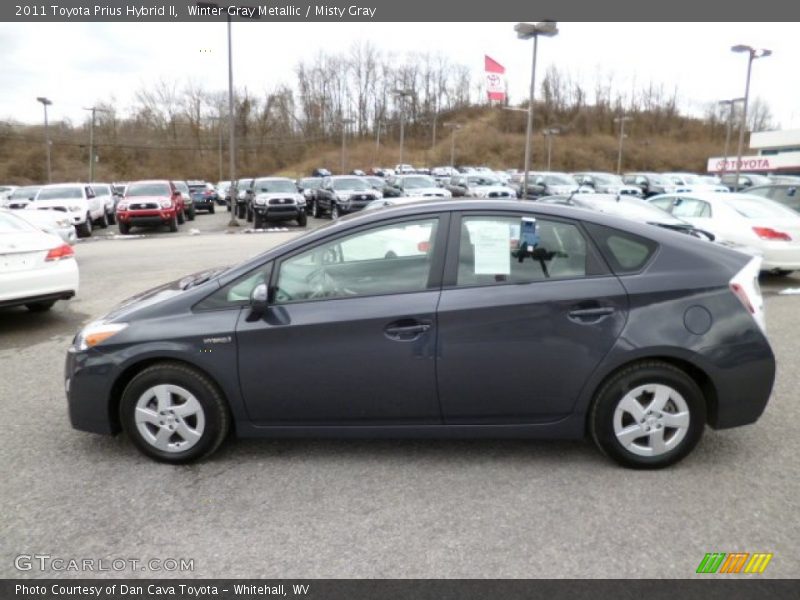 Winter Gray Metallic / Misty Gray 2011 Toyota Prius Hybrid II