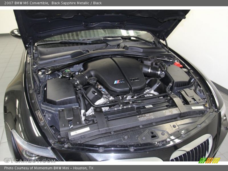 Black Sapphire Metallic / Black 2007 BMW M6 Convertible