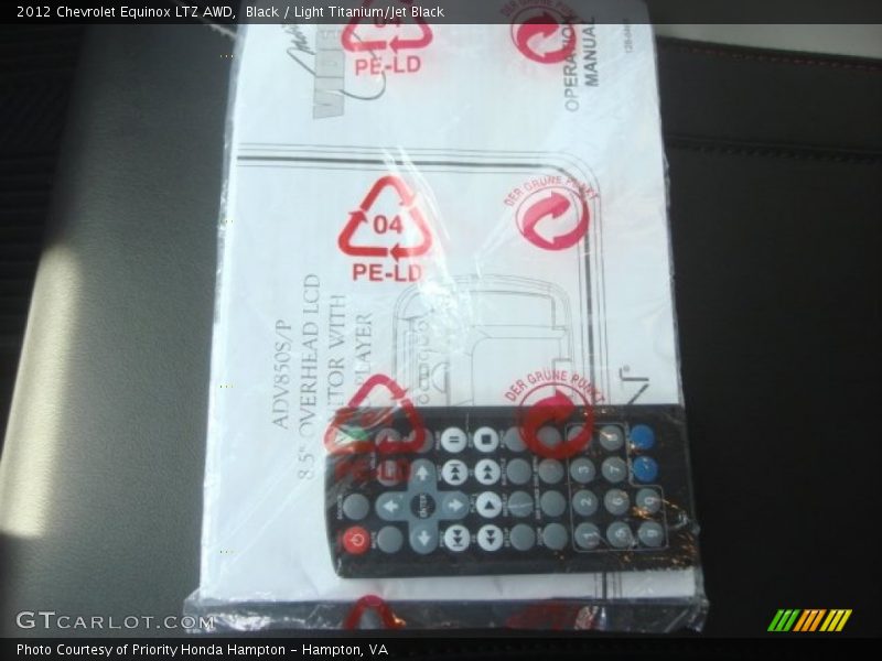 Black / Light Titanium/Jet Black 2012 Chevrolet Equinox LTZ AWD