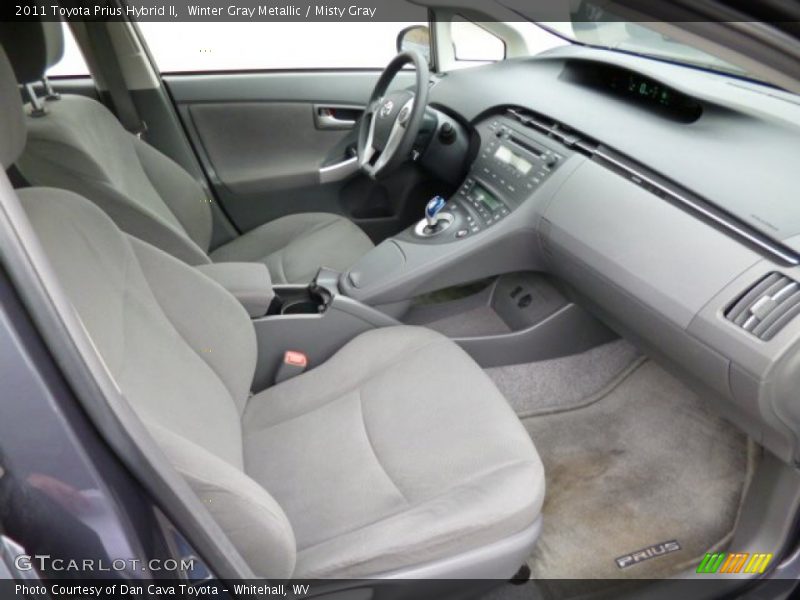 Winter Gray Metallic / Misty Gray 2011 Toyota Prius Hybrid II