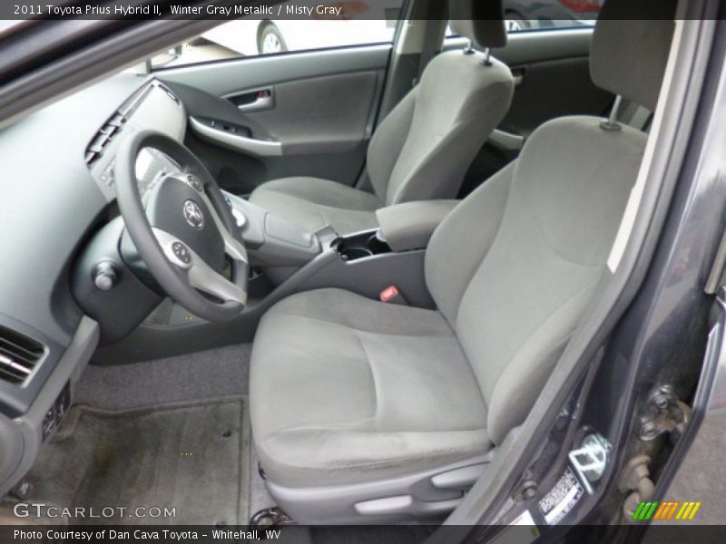 Winter Gray Metallic / Misty Gray 2011 Toyota Prius Hybrid II