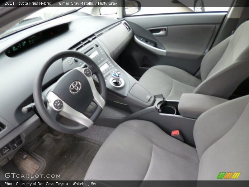 Winter Gray Metallic / Misty Gray 2011 Toyota Prius Hybrid II