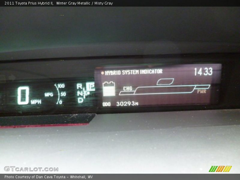 Winter Gray Metallic / Misty Gray 2011 Toyota Prius Hybrid II