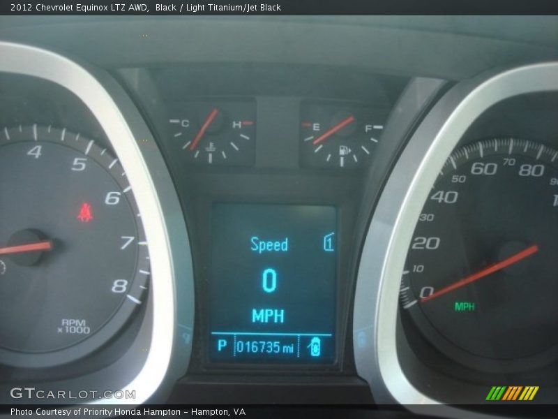 Black / Light Titanium/Jet Black 2012 Chevrolet Equinox LTZ AWD