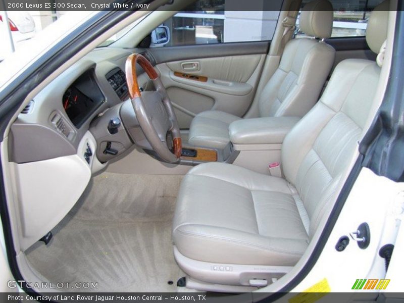 Crystal White / Ivory 2000 Lexus ES 300 Sedan