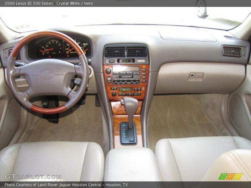 Crystal White / Ivory 2000 Lexus ES 300 Sedan