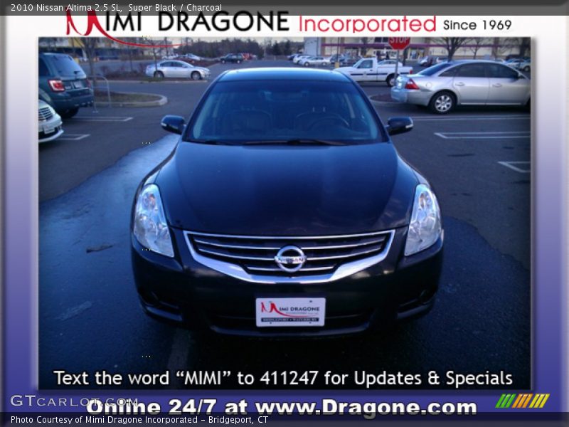 Super Black / Charcoal 2010 Nissan Altima 2.5 SL