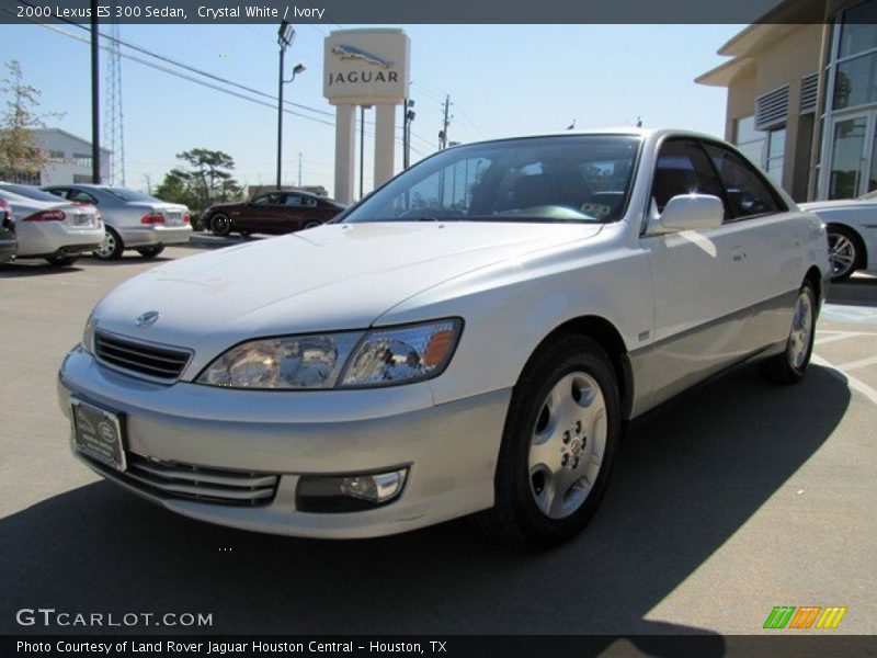 Crystal White / Ivory 2000 Lexus ES 300 Sedan