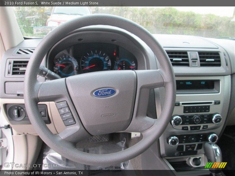 White Suede / Medium Light Stone 2010 Ford Fusion S