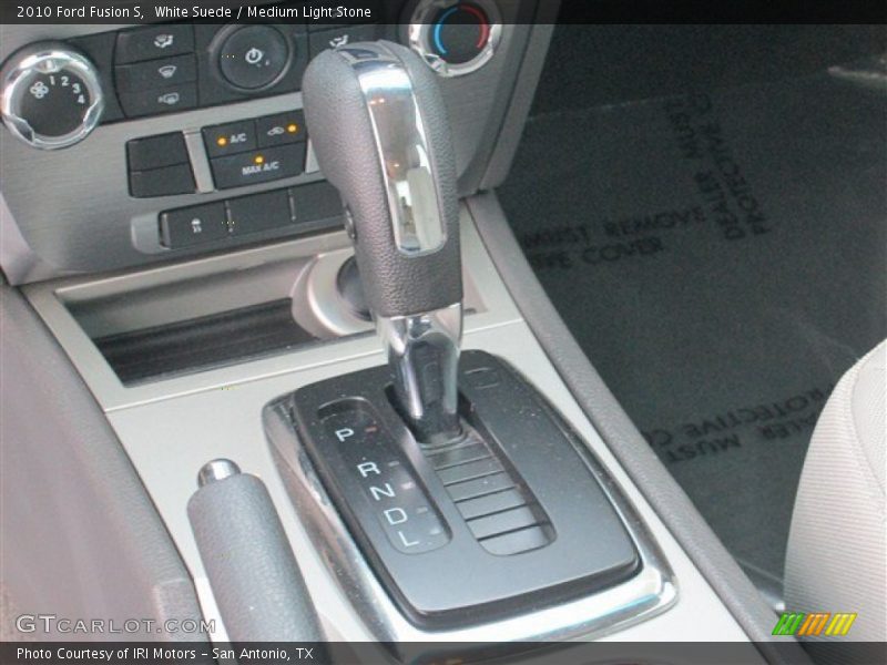 White Suede / Medium Light Stone 2010 Ford Fusion S