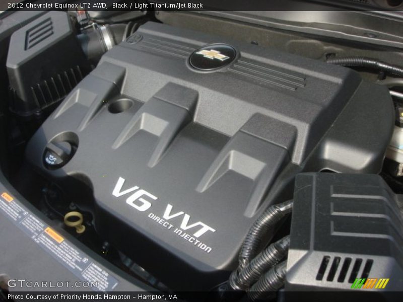 Black / Light Titanium/Jet Black 2012 Chevrolet Equinox LTZ AWD