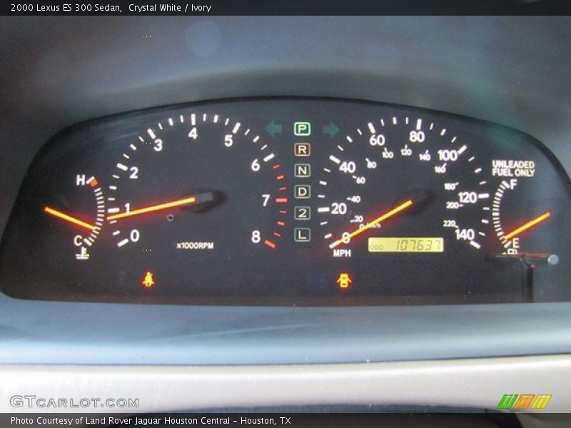 Crystal White / Ivory 2000 Lexus ES 300 Sedan