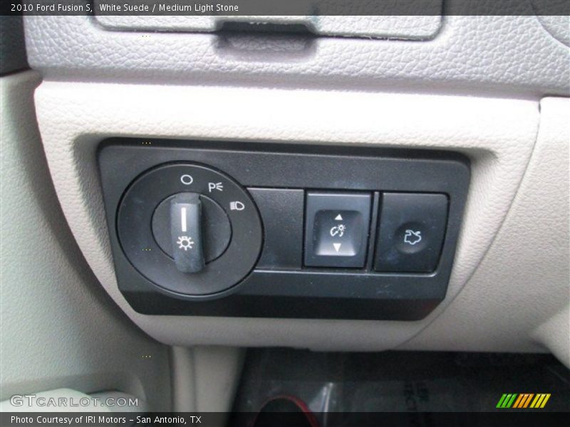 White Suede / Medium Light Stone 2010 Ford Fusion S