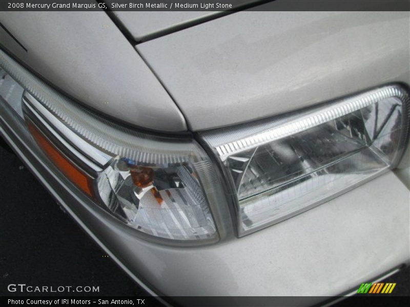 Silver Birch Metallic / Medium Light Stone 2008 Mercury Grand Marquis GS