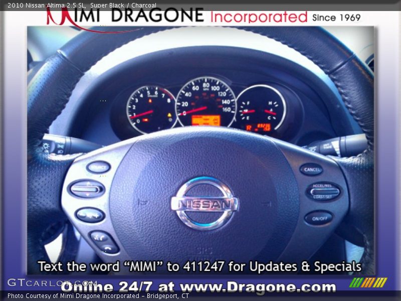 Super Black / Charcoal 2010 Nissan Altima 2.5 SL